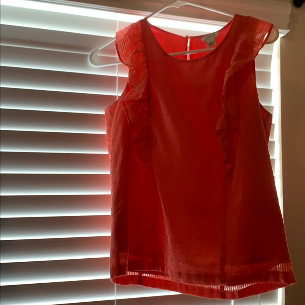 Orange blouse